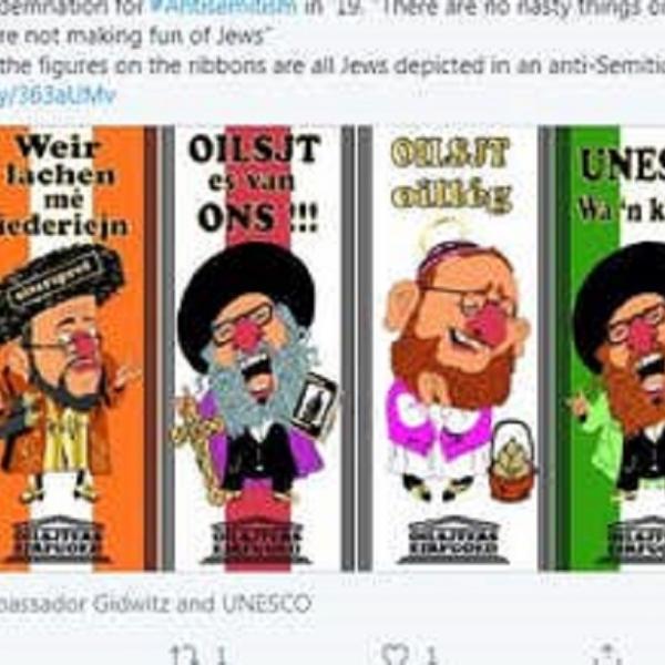Flora Cassen in Haaretz:  'Jews Don't Get Our Humor' - How a Belgian Town Is Doubling Down on Its anti-Semitism